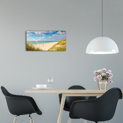 Moderne wanduhr Küstendünen