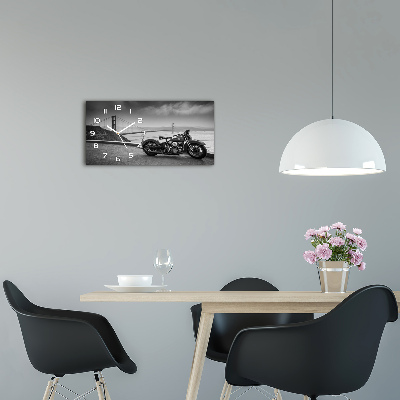 Moderne wanduhr Motorrad
