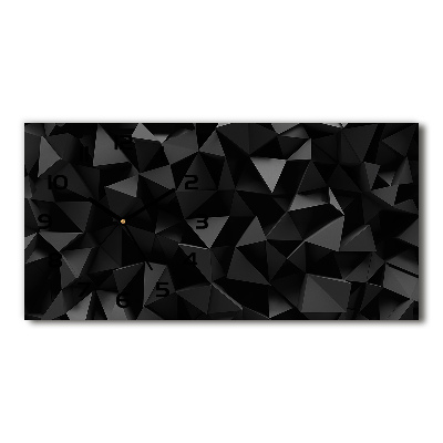 Horizontale Uhr 3D-Abstraktion