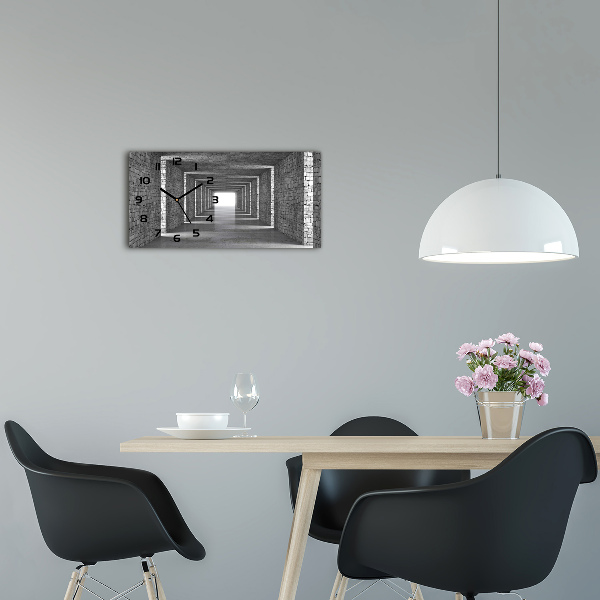 Glasuhr Ziegeltunnel