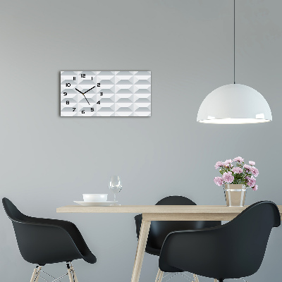 Horizontale Uhr Geometrischer Hintergrund