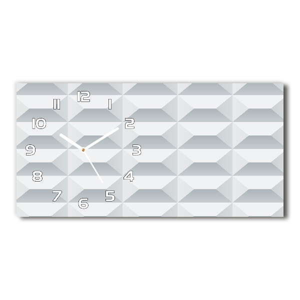 Horizontale Uhr Geometrischer Hintergrund