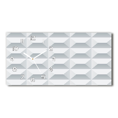 Horizontale Uhr Geometrischer Hintergrund