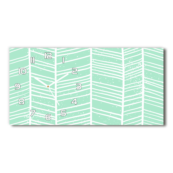 Glasuhr Fischgrätmuster