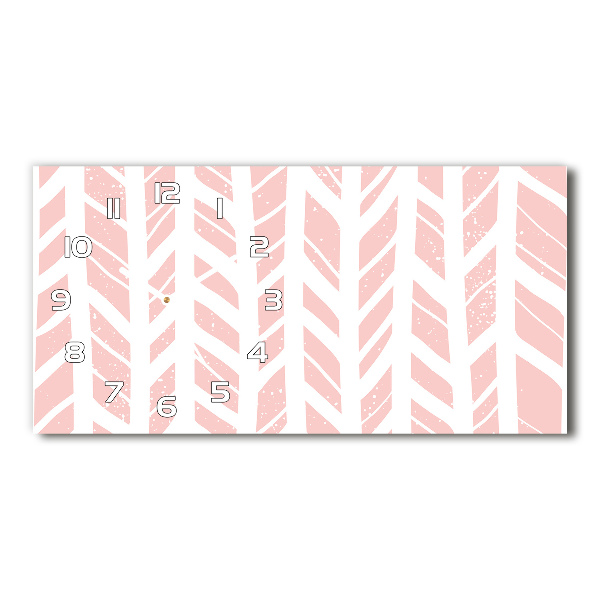 Horizontale Uhr Fischgrätmuster