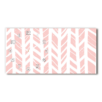 Horizontale Uhr Fischgrätmuster