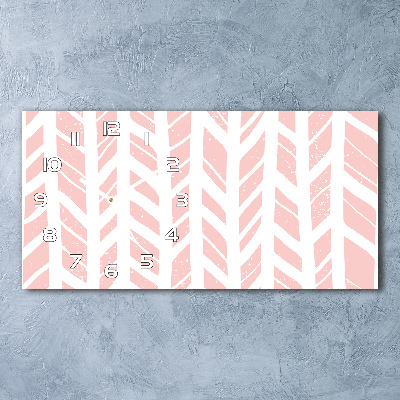 Horizontale Uhr Fischgrätmuster