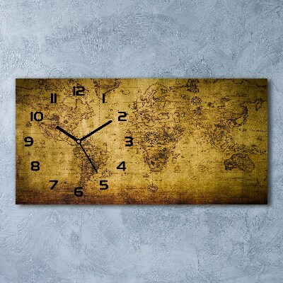 Moderne wanduhr Karte der alten Welt