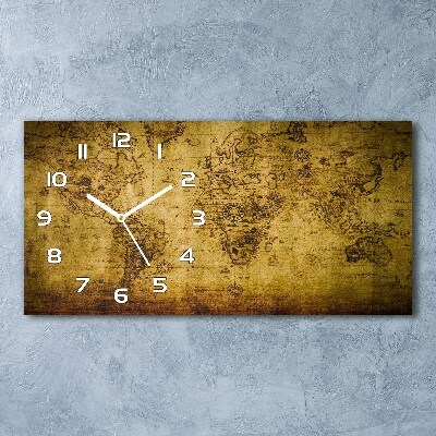 Moderne wanduhr Karte der alten Welt