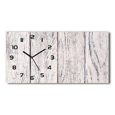 Moderne wanduhr Holzwand