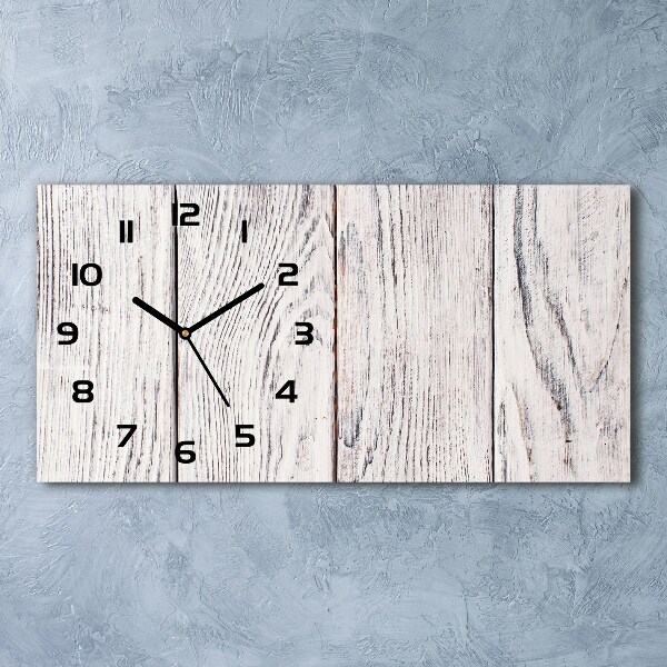 Moderne wanduhr Holzwand