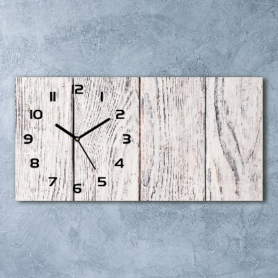Moderne wanduhr Holzwand