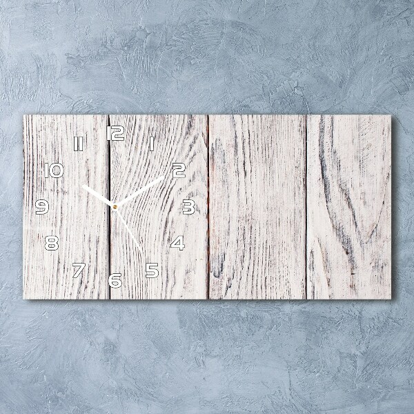 Moderne wanduhr Holzwand