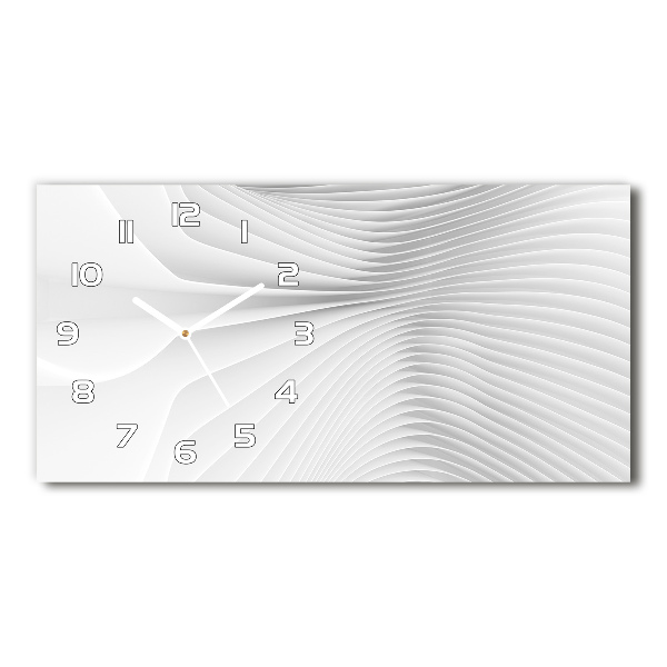 Glasuhr Abstrakte Linien