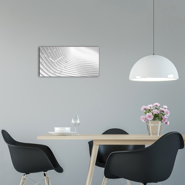 Horizontale Uhr Abstrakte Linien