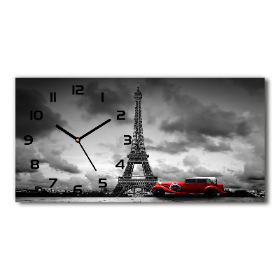 Horizontale Uhr Eiffelturm Paris