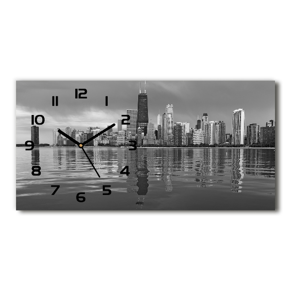 Moderne wanduhr Chicago