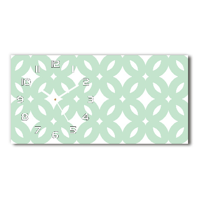 Glasuhr Geometrischer Hintergrund