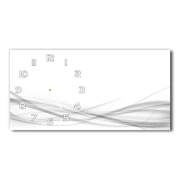 Moderne wanduhr Abstrakte Wellen