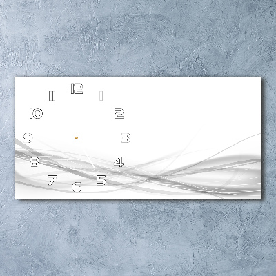 Moderne wanduhr Abstrakte Wellen