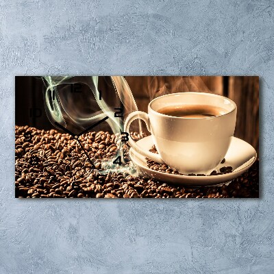 Glasuhr Aromatischer Kaffee