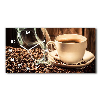 Glasuhr Aromatischer Kaffee