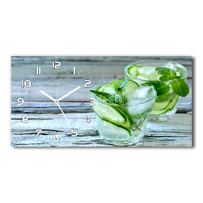 Moderne wanduhr Gurkenwasser
