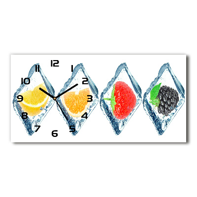 Glasuhr Fruchtwürfel