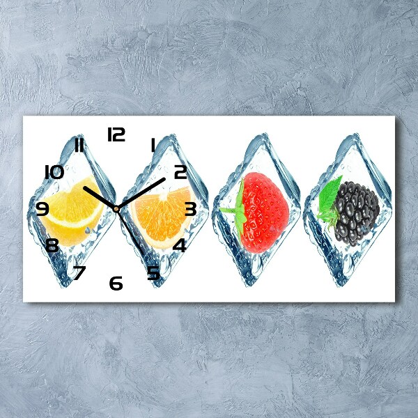 Glasuhr Fruchtwürfel