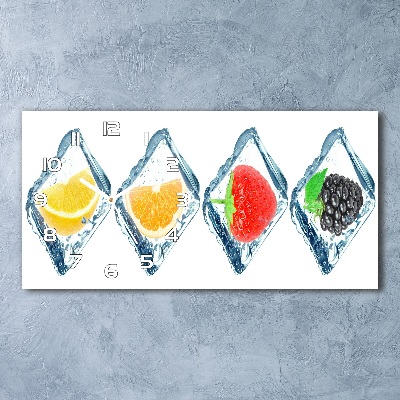 Glasuhr Fruchtwürfel