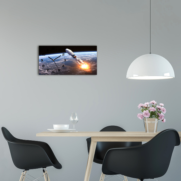 Glasuhr Weltraumrakete