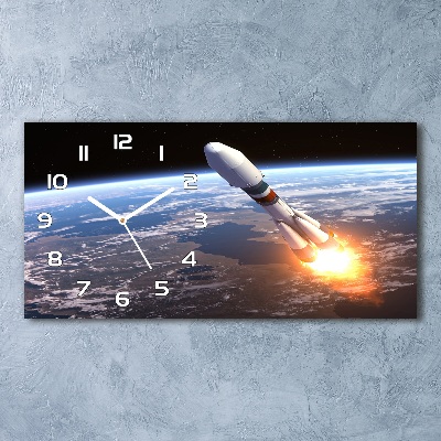 Glasuhr Weltraumrakete