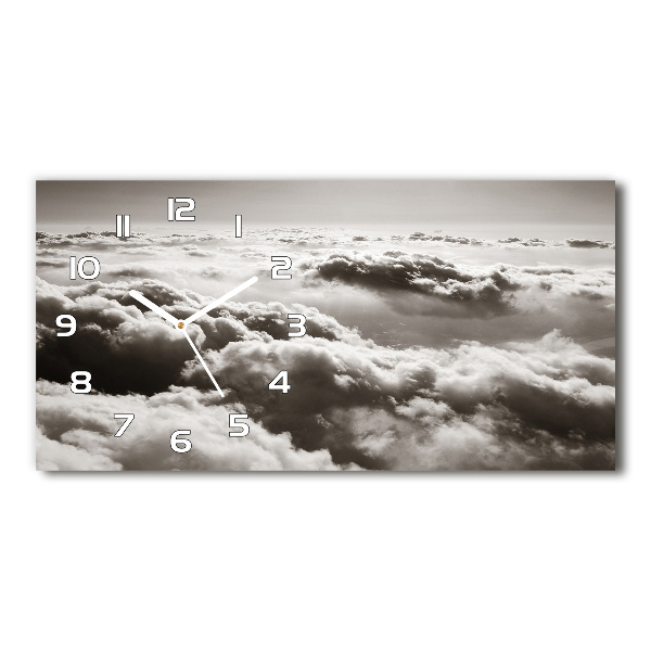 Moderne wanduhr Wolken aus der Vogelperspektive