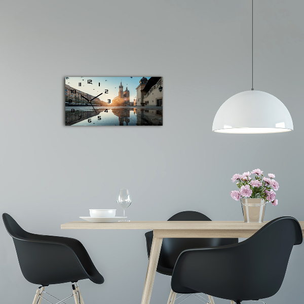 Moderne wanduhr Krakau, Polen