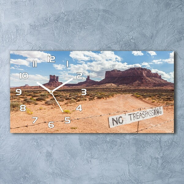 Horizontale Uhr Arizona, USA