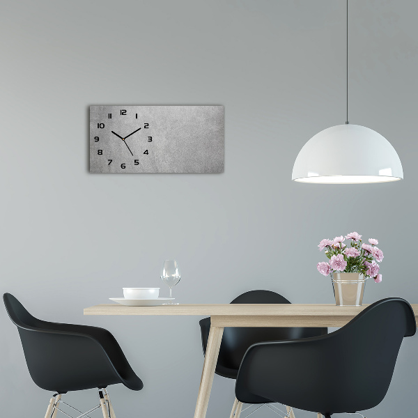 Moderne wanduhr Graue Wand