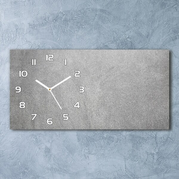 Moderne wanduhr Graue Wand