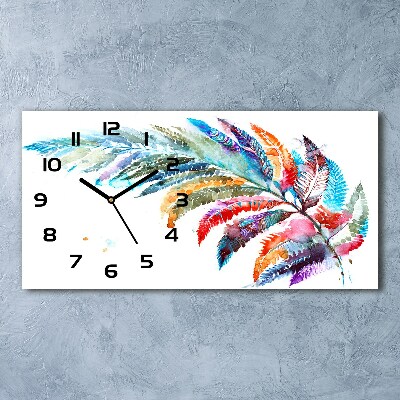 Horizontale Uhr Bunter Stift