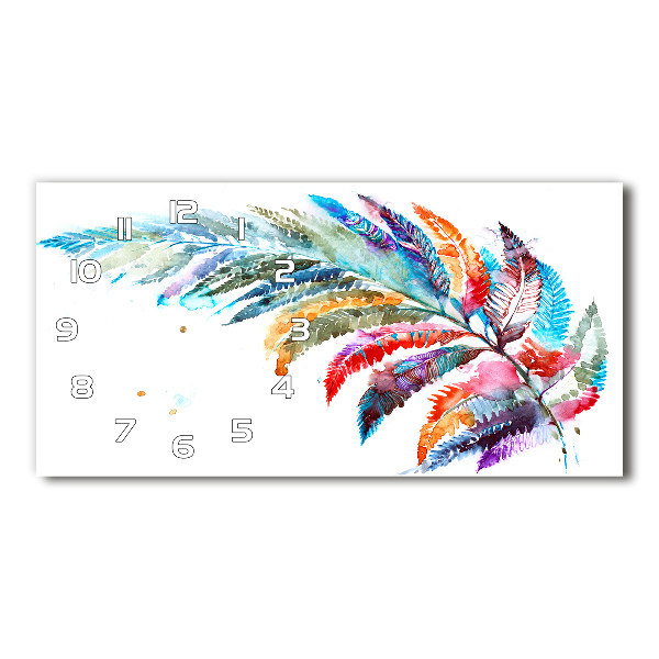 Horizontale Uhr Bunter Stift