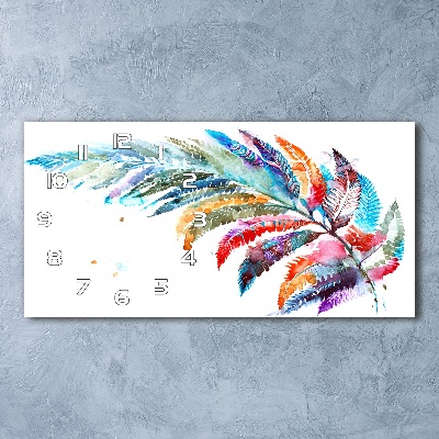 Horizontale Uhr Bunter Stift