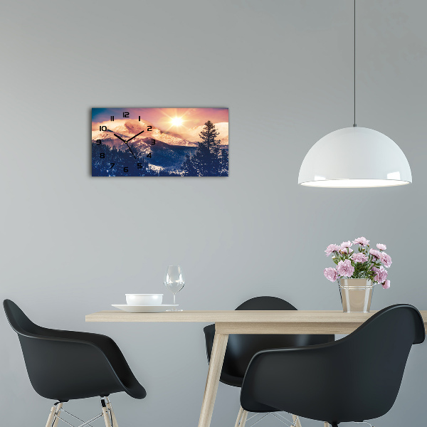 Horizontale Uhr Colorado-Berge