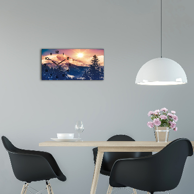 Horizontale Uhr Colorado-Berge