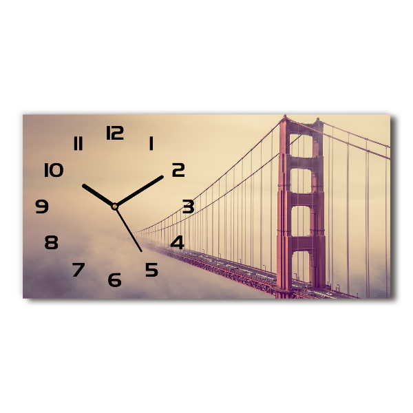 Moderne wanduhr San Francisco Brücke