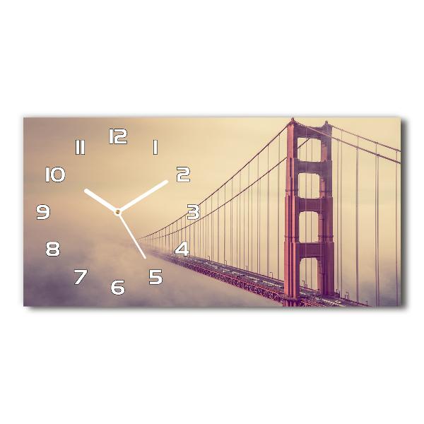 Moderne wanduhr San Francisco Brücke