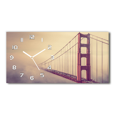 Moderne wanduhr San Francisco Brücke