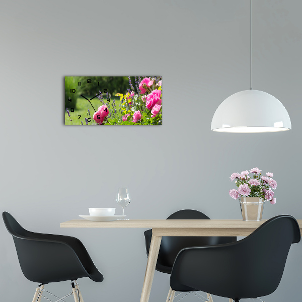 Moderne wanduhr Dornen