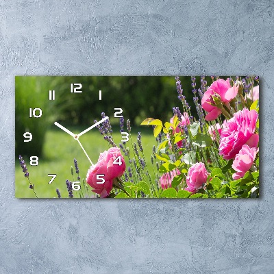 Moderne wanduhr Dornen