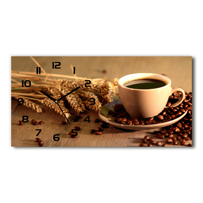 Glasuhr Aromatischer Kaffee