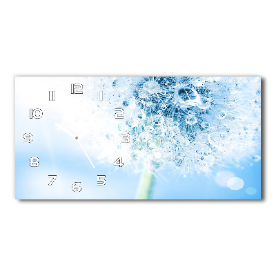 Horizontale Uhr Löwenzahn