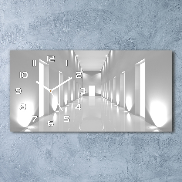 Horizontale Uhr Korridor